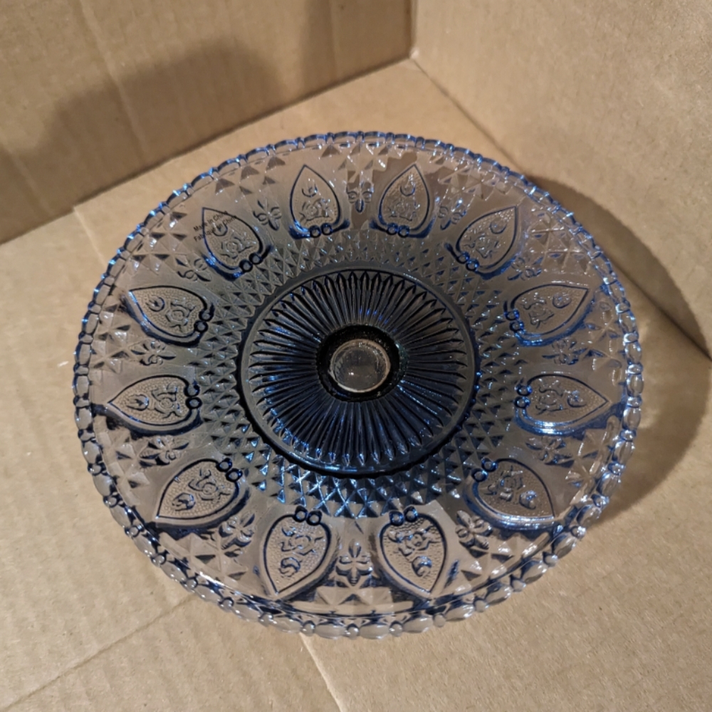 New Anthropologie "Color-Cut" (Blue) Cake Stand